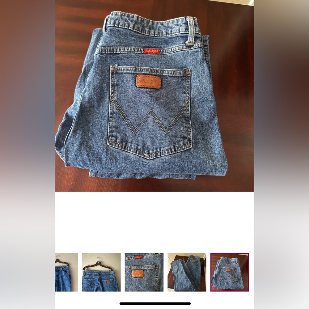 Wrangler Classic Blue Women's  Jeans  Size 12x34